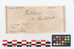 Etikett zu Bronzebrillenfibel (NHMW-PRAE-025190)